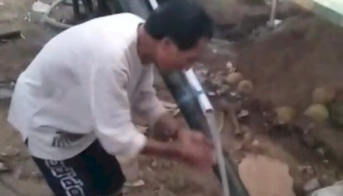 Air Tawar Mengalir di Pulau Palue, Warga Bersyukur atas Bantuan Kapolri dan Bhayangkari