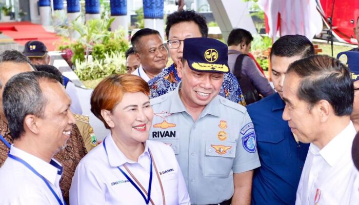 Direktur Utama Jasa Raharja Hadiri Peresmian Terminal Tipe A Pakupatan oleh Presiden Jokowi