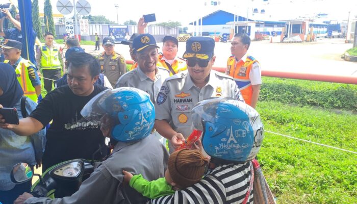 Pastikan Kelancaran Arus Balik di Wilayah Lampung, Jasa Raharja Kemenko PMK, Kemenhub, dan Korlantas Polri Gelar Tinjauan ke Pelabuhan Panjang dan Bakauheni
