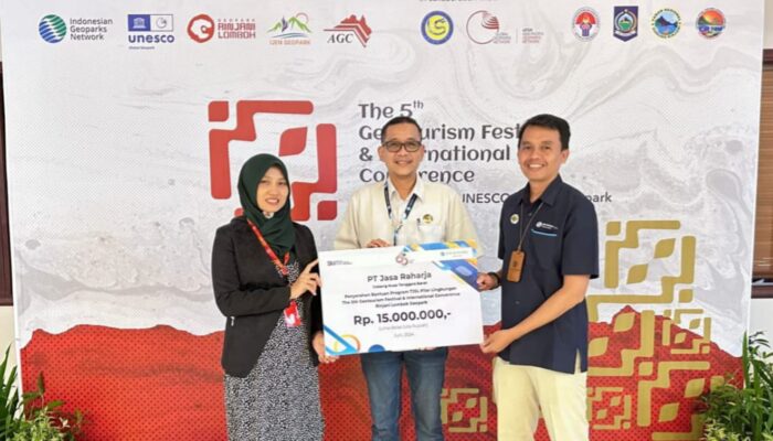 Melalui TJSL, Jasa Raharja NTB Memberikan Dukungan dalam Acara The 5th Geotourism Festival & International Converence