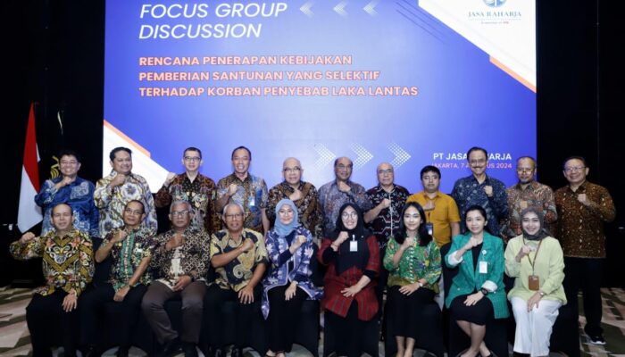Jasa Raharja Gelar FGD Rencana Kebijakan Santunan Selektif untuk Korban Laka Lantas bersama Stakeholder Jaminan Sosial, Pakar Hukum, dan Pengamat Transportasi