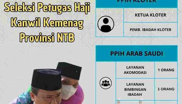 Pendaftaran Seleksi Petugas Haji NTB Dibuka, Segera Daftar!