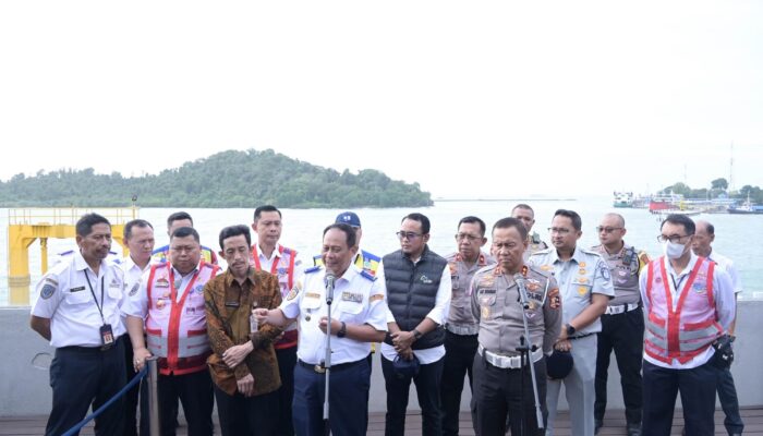 Pastikan Kesiapan Pelayanan Nataru, Jasa Raharja, Kemenhub, dan Korlantas Polri Survei Pelabuhan Merak dan Bakauheni