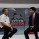 Gubernur Nusa Tenggara Barat, Lalu Muhamad Iqbal (kiri), dalam program Kabar Merah Putih di TV One. (Tim LMI)