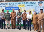 Pelepasan ekspor jagung ke Filipina lewat Pelabuhan Badas, Kabupaten Sumbawa, Nusa Tenggara Barat.
