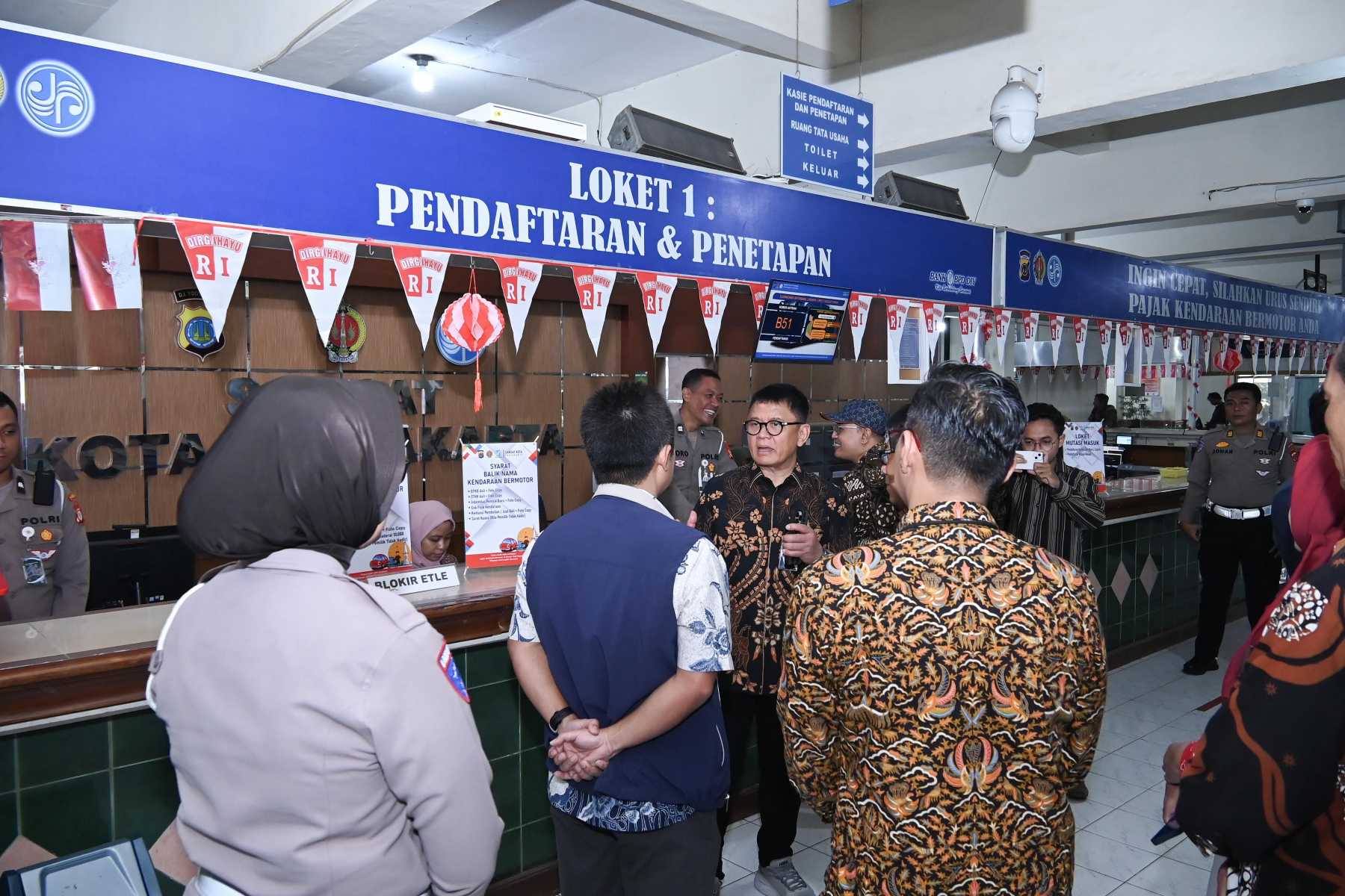 Kementerian BUMN dan Jasa Raharja Apresiasi Hadirnya Layanan SAMOLI di Samsat Kota Yogyakarta.