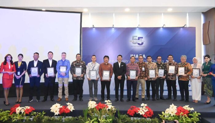 Dukung Keselamatan dan Keamanan di Industri Penerbangan, Jasa Raharja Terima Penghargaan pada HUT ke-55 INACA