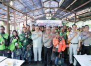Dukung Kegiatan Polantas Menyapa: Jasa Raharja Bekali Komunitas Ojol dengan Edukasi Keselamatan dan PPGD