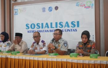 Tekan Angka Kecelakaan Pelajar, Jasa Raharja Bersama Stakeholder Gelar Sosialisasi Keselamatan di SMA 6 Mataram.