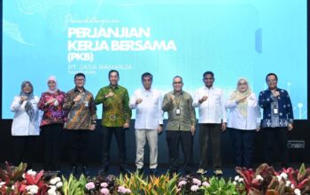 Saksikan Penandatanganan PKB Jasa Raharja dan Serikat Pekerja, Menaker Titip Tiga Agenda Strategis
