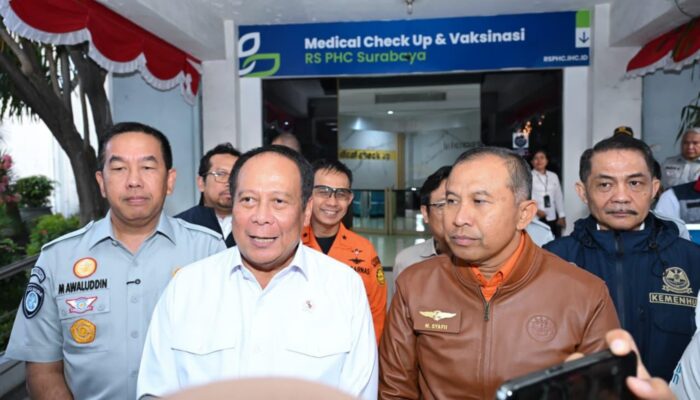 Dirut Jasa Raharja Dampingi Wamenhub Tinjau Penanganan Korban KM Mutiara Sentosa II di RS PHC Surabaya