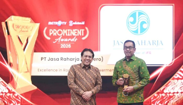 Konsisten Dorong Keselamatan Transportasi, Jasa Raharja Raih Excellent in Road Safety Empowerment di Ajang Prominent Award 2026