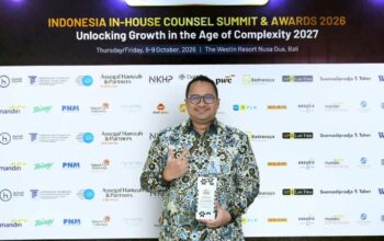 Jasa Raharja Konsisten Tingkatkan Tata Kelola dan Kualitas Pelayanan, Direktur Kepatuhan dan Manajemen Risiko Terima Rekognisi In-House Counsel Elite 2026