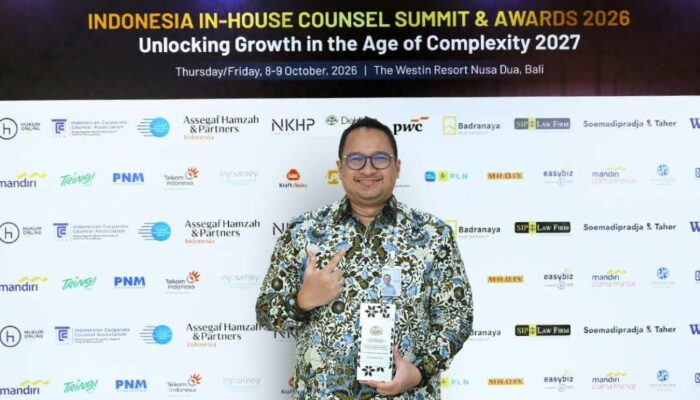 Jasa Raharja Konsisten Tingkatkan Tata Kelola dan Kualitas Pelayanan, Direktur Kepatuhan dan Manajemen Risiko Terima Rekognisi In-House Counsel Elite 2026
