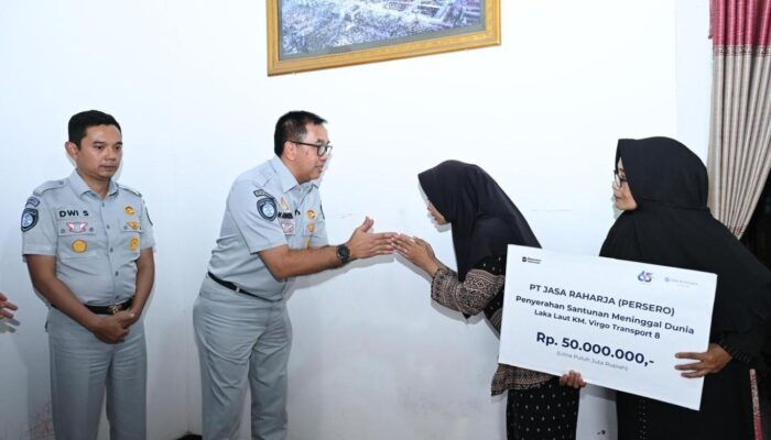 Jasa Raharja Terus Bergerak, Tiga Ahli Waris Korban KM Virgo Terima Santunan di Jawa Timur